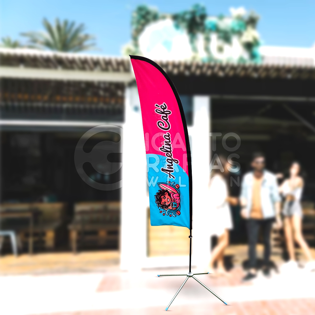 Pluma Publicitaria para Cafetería